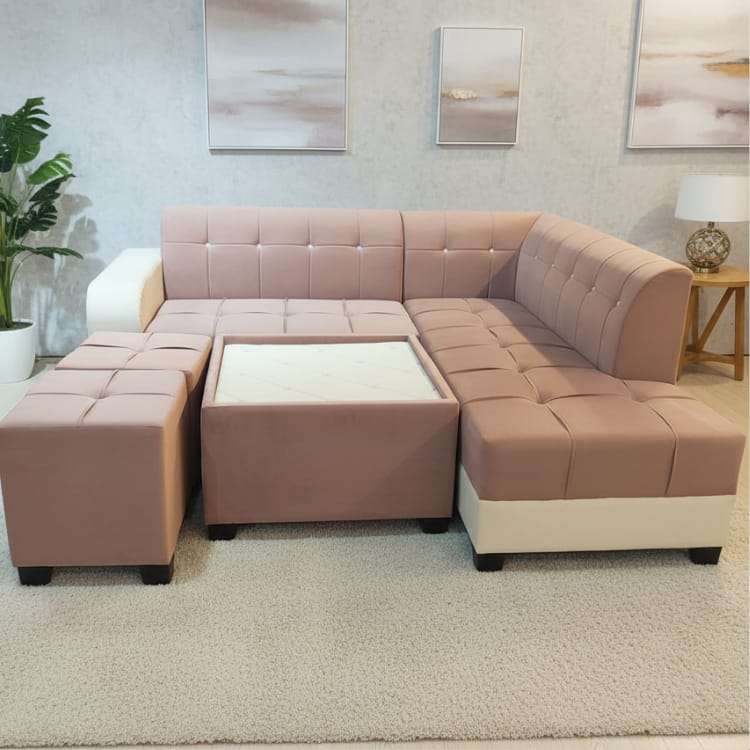 Blush Pink Sofa Set